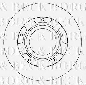 BORG & BECK bbd6067s -  Тормозной диск